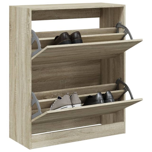 vidaXL Schuhschrank Schuhschrank Sonoma-Eiche 80x34x96,5 cm Spanplatte günstig online kaufen