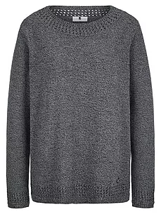 Rundhals-Pullover Anna Aura schwarz günstig online kaufen