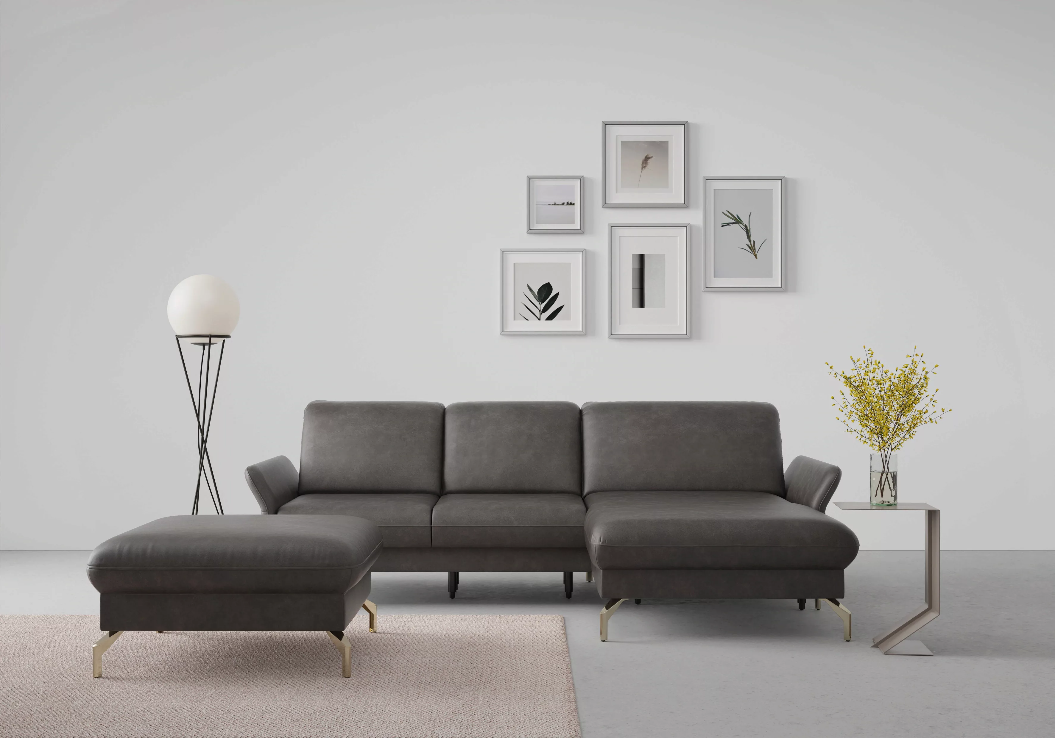 sit&more Ecksofa Fashion L-Form, wahlweise mit Kopfteilverstellung, Vorzieh günstig online kaufen