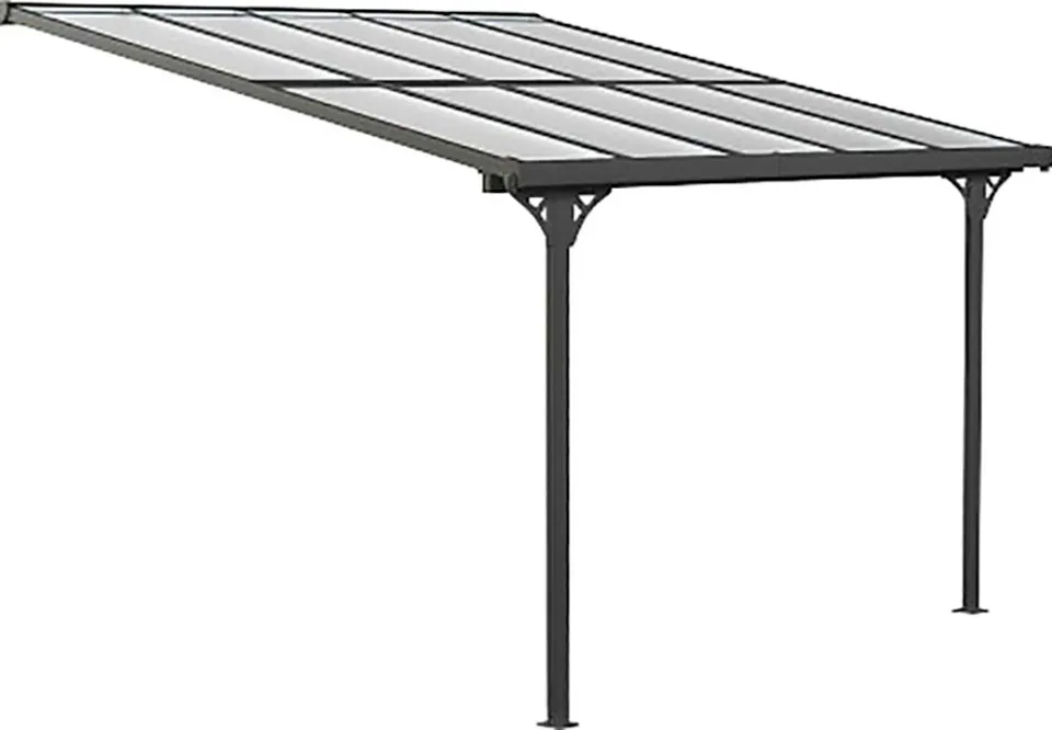 WESTMANN Terrassendach "Bruce", Rahmen aus pulverbeschichtetem Aluminium, s günstig online kaufen