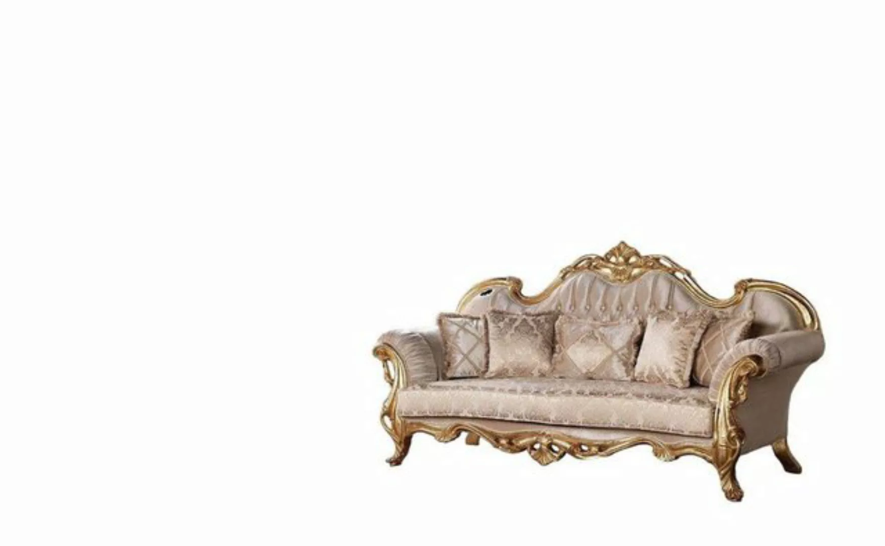 JVmoebel Sofa, Beige Chesterfield Klassische Sofagarnitur 3+1 stilvolles De günstig online kaufen