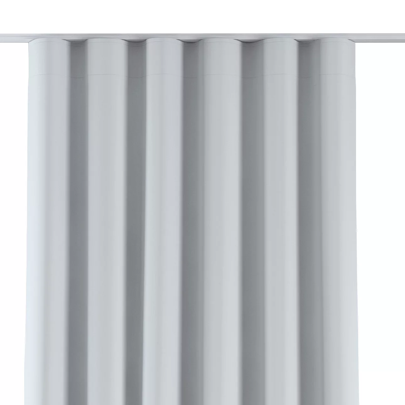 Wellenvorhang, weiß-grau, Blackout 300 cm (269-05) günstig online kaufen