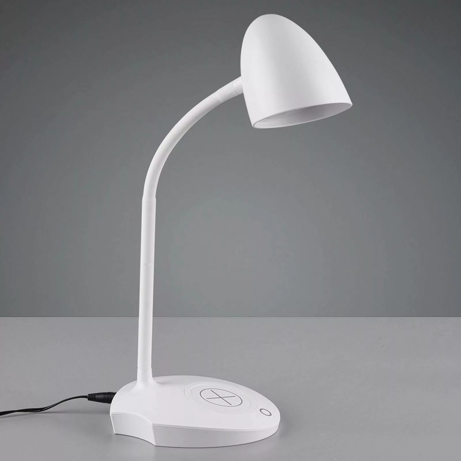 LED-Tischleuchte, 1-flammig, grau - grau - 15 cm - 38 cm - 13,5 cm - Lampen günstig online kaufen