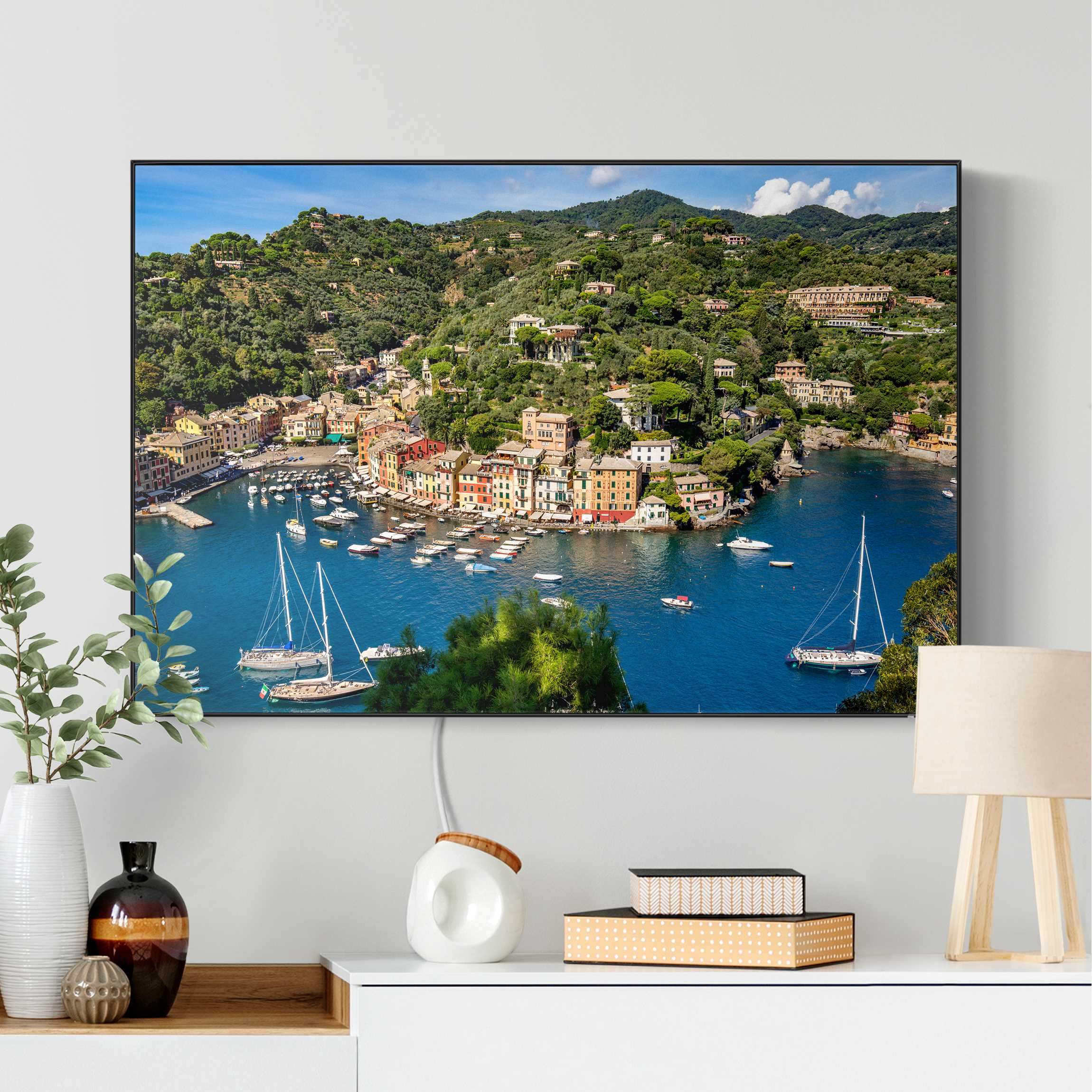 LED-Wechselbild Portofino Harbour günstig online kaufen