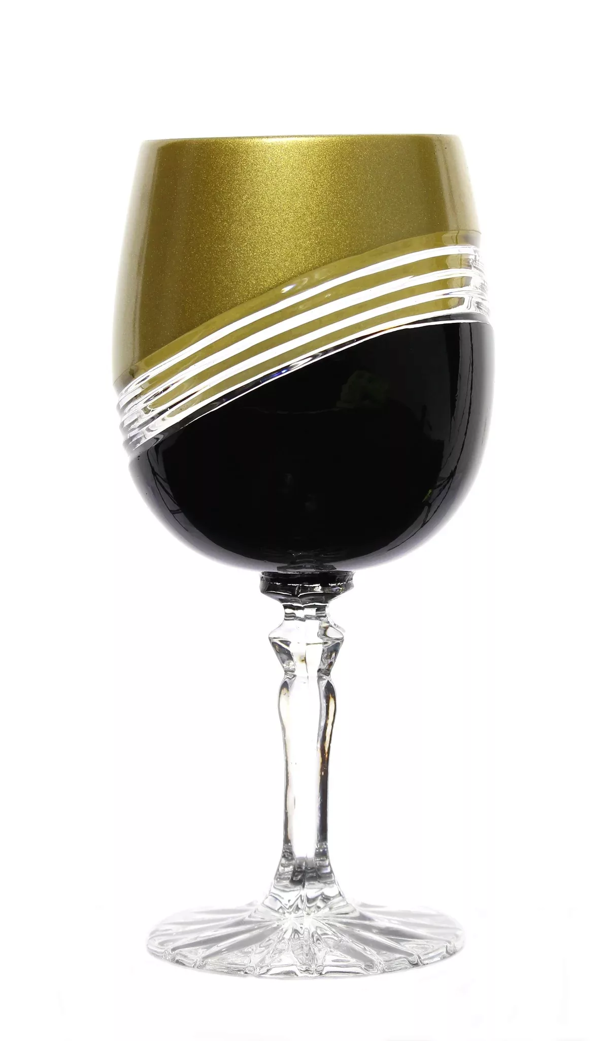 Weinglas Gold and Black 240 ml günstig online kaufen