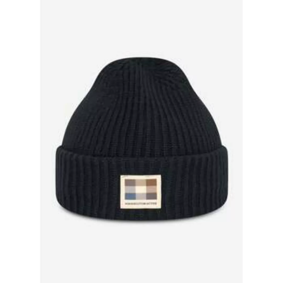 Aquascutum  Mütze Active roll beanie - black günstig online kaufen