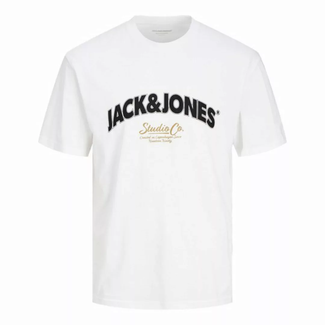 Jack & Jones Rundhalsshirt T-Shirt Arch Big Tee Crew Neck mit großem Marken günstig online kaufen