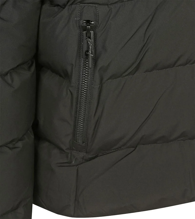 Superdry Pufferjacke Hooded Schwarz - Größe L günstig online kaufen