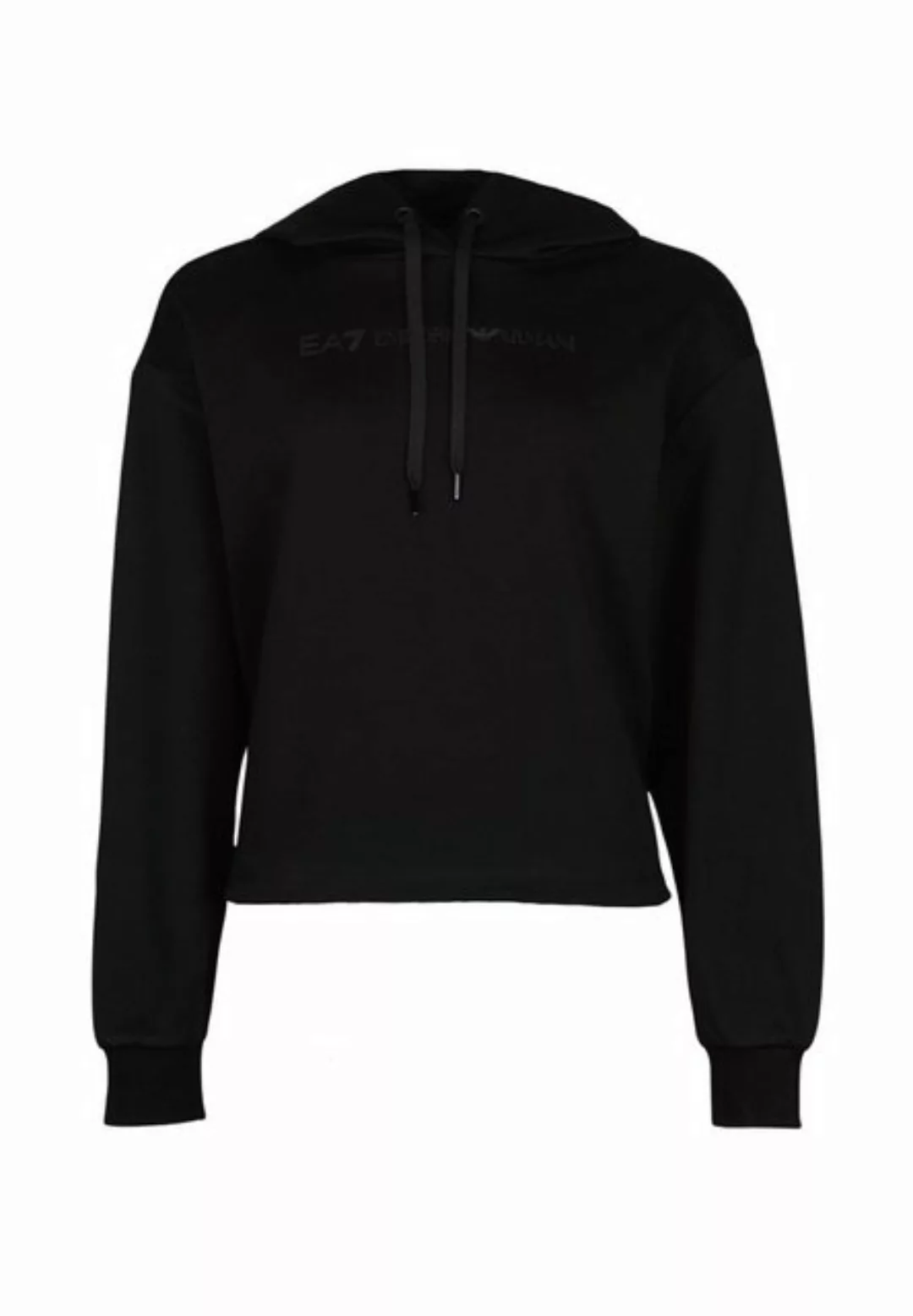 Emporio Armani Hoodie Pullover Baumwoll-Sweatshirt Shiny (1-tlg) günstig online kaufen