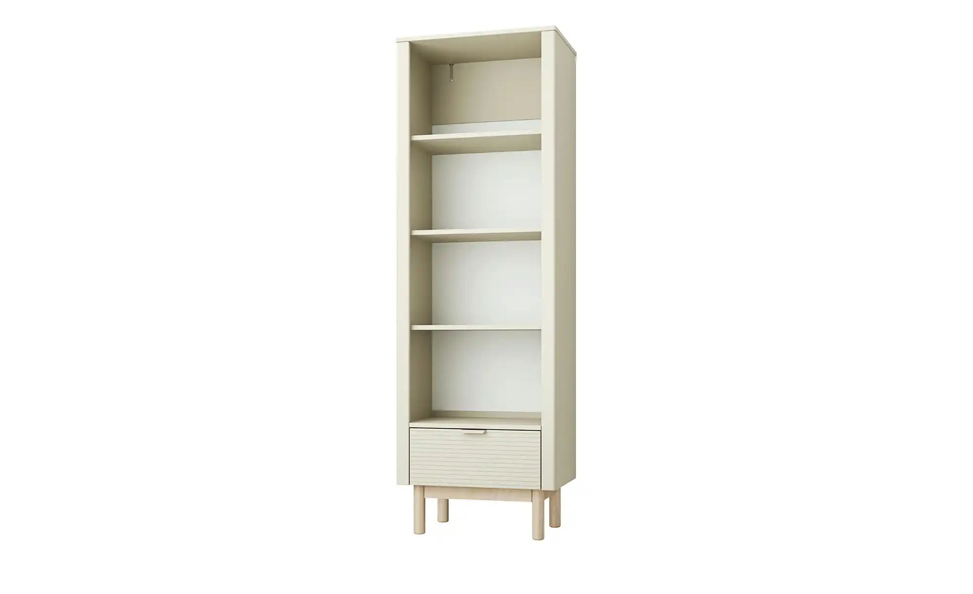 Regal  Miloo ¦ beige ¦ Maße (cm): B: 42 H: 197,8 Regale > Standregale - Höf günstig online kaufen