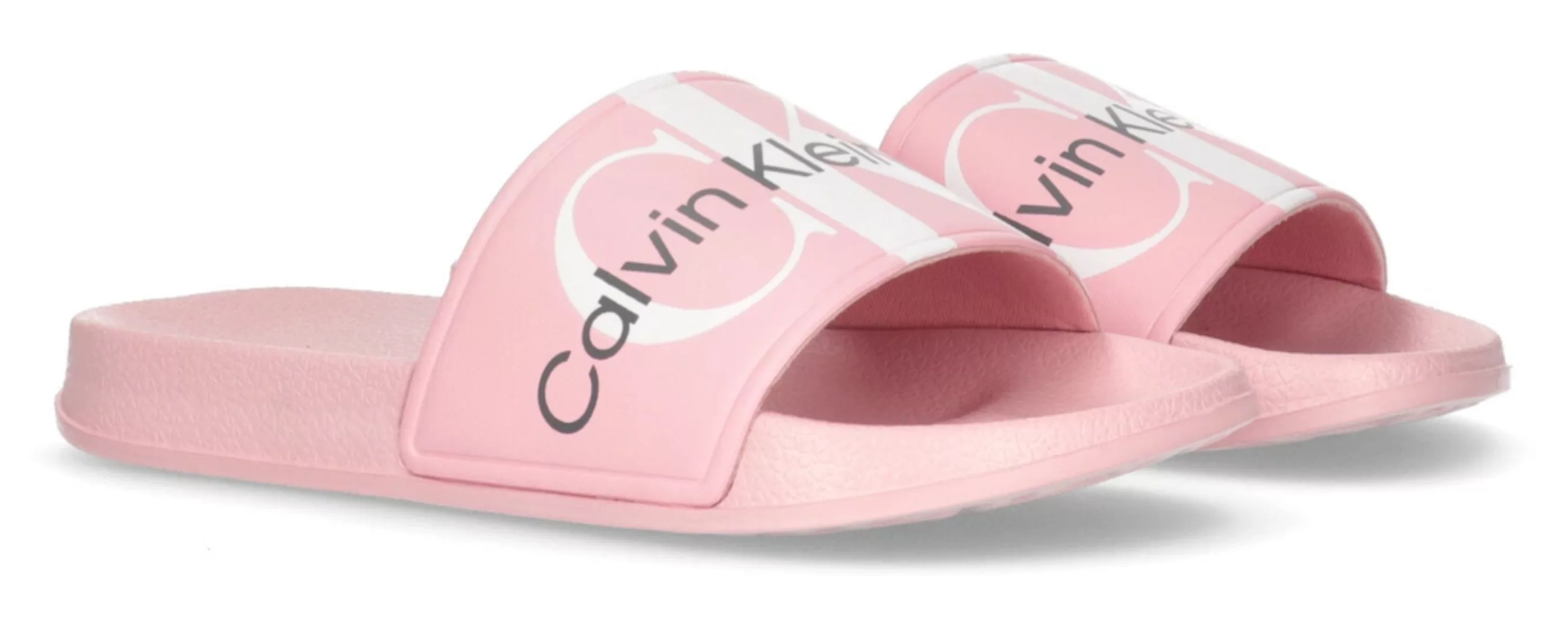 Calvin Klein Jeans Badesandale "LOGO POOL SLIDE", Sommerschuh, Schlappen, B günstig online kaufen