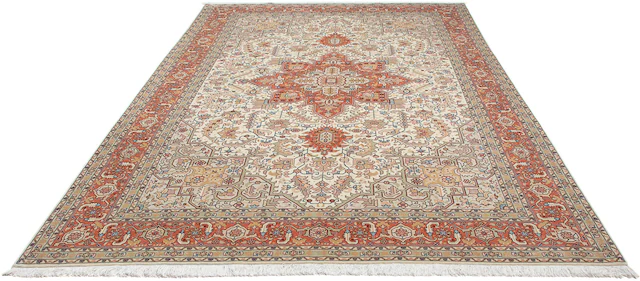 morgenland Orientteppich »Perser - Täbriz - Royal - 306 x 200 cm - beige«, günstig online kaufen