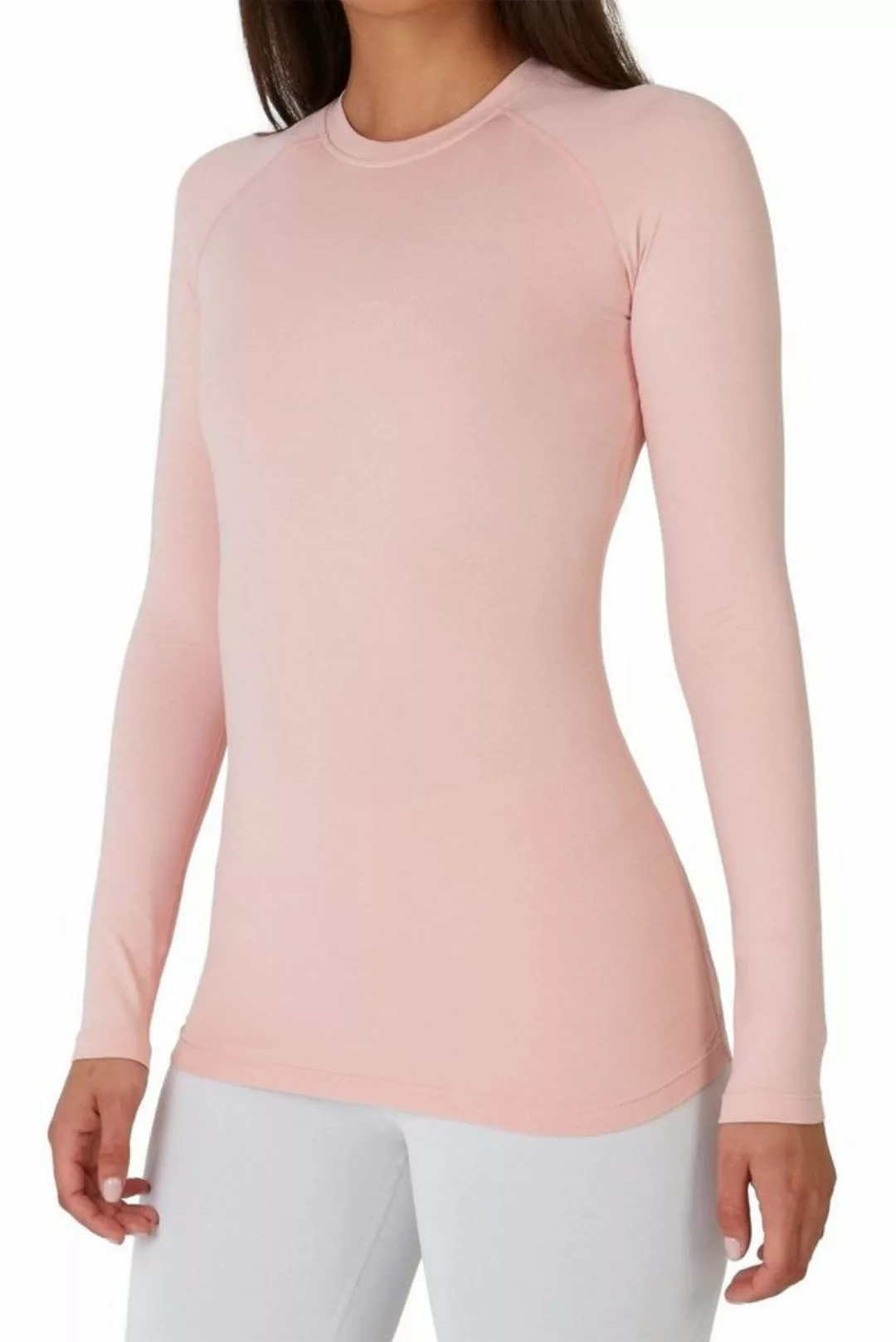 TCA Langarmshirt TCA Damen Thermo-Laufshirt - Hell-Pink, XS (1-tlg) günstig online kaufen