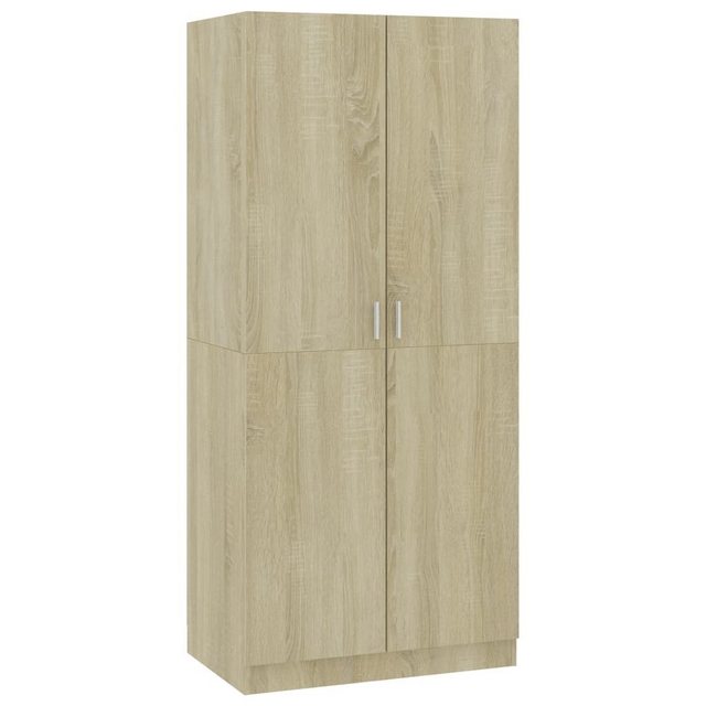 vidaXL Kleiderschrank Kleiderschrank Sonoma Eiche 8052180 cm Spanplatte günstig online kaufen