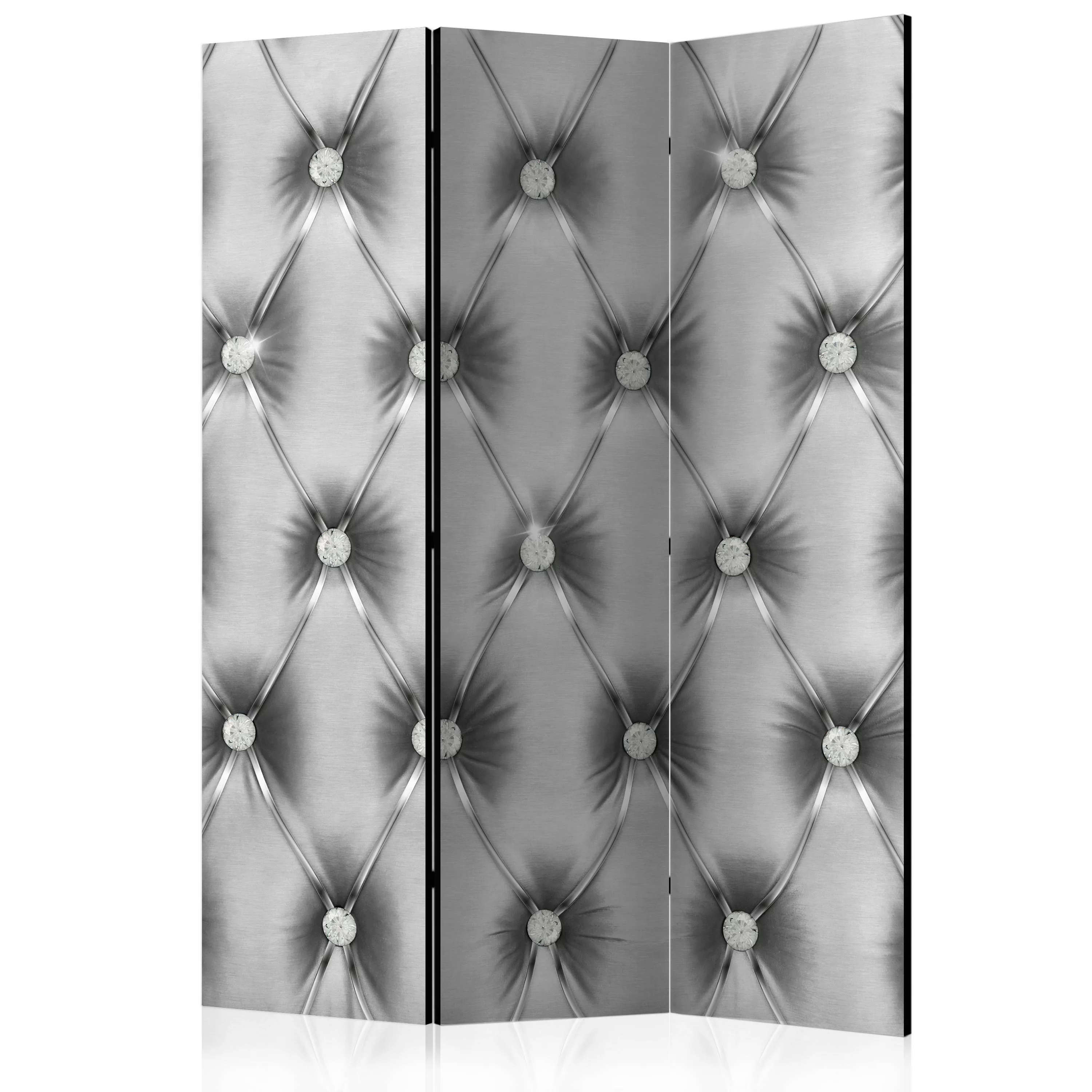 3-teiliges Paravent - Silver Luxury [room Dividers] günstig online kaufen