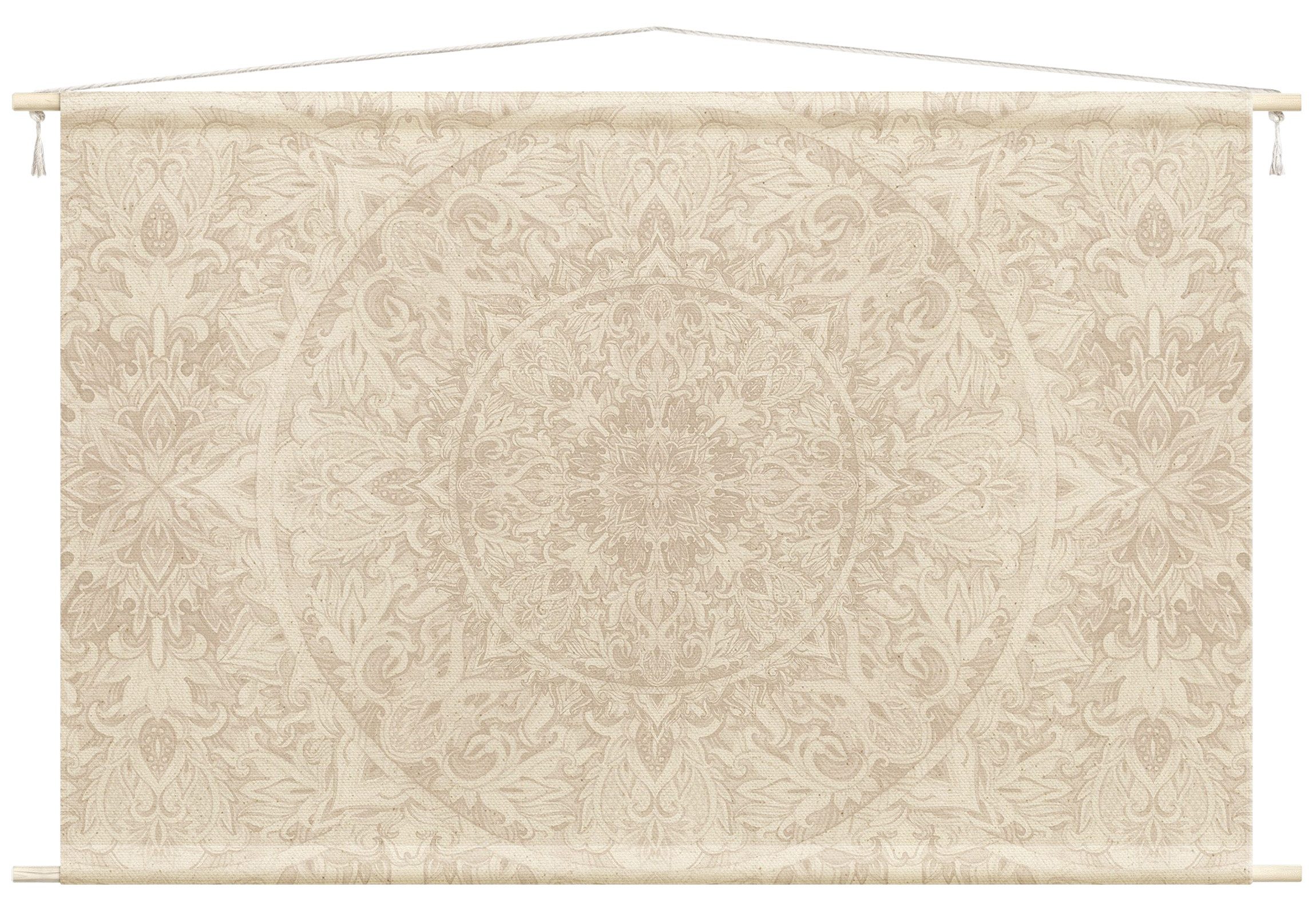 Bilderdepot24 Wandteppich modern Mandala Aquarell Muster günstig online kaufen