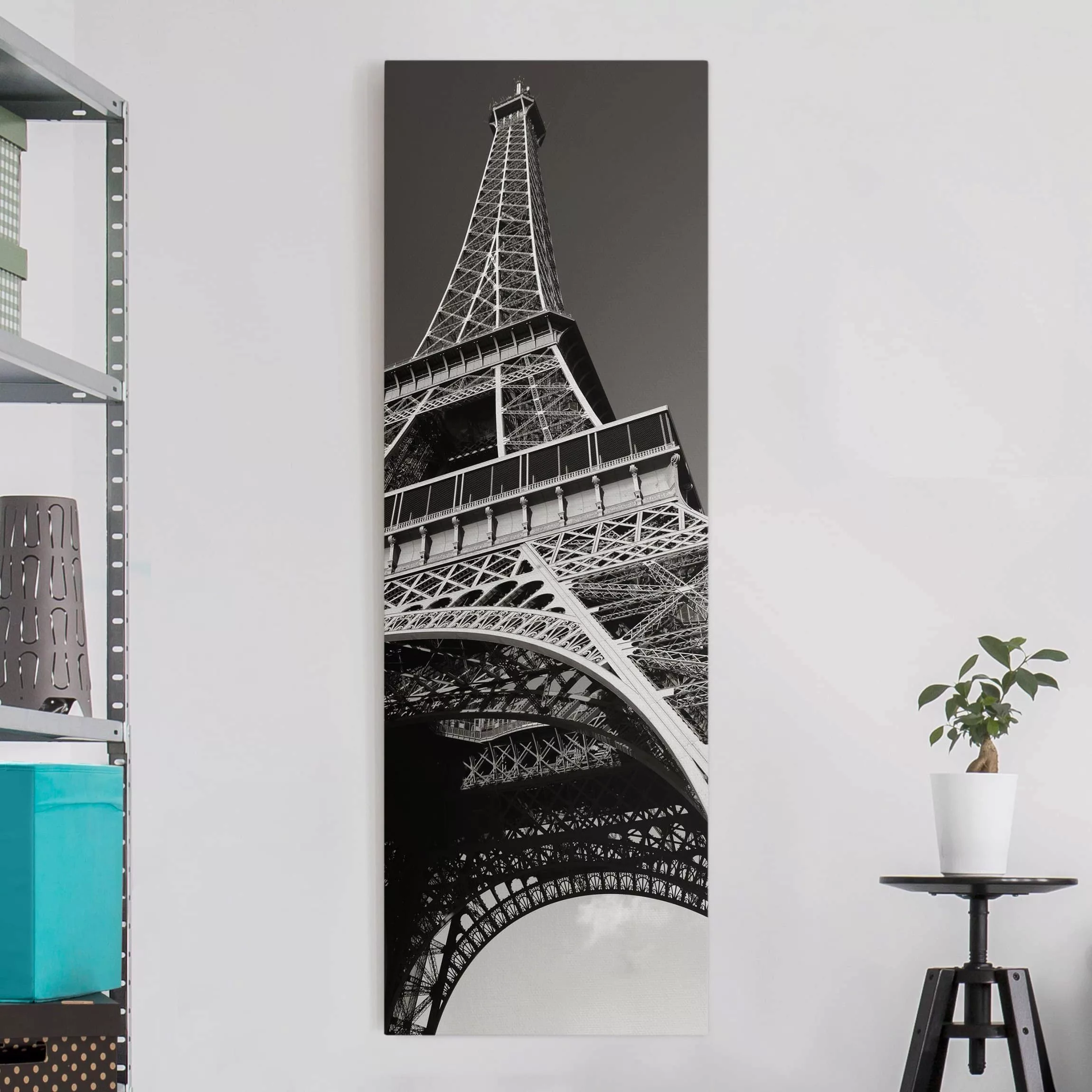 Leinwandbild Paris - Hochformat Eiffelturm günstig online kaufen