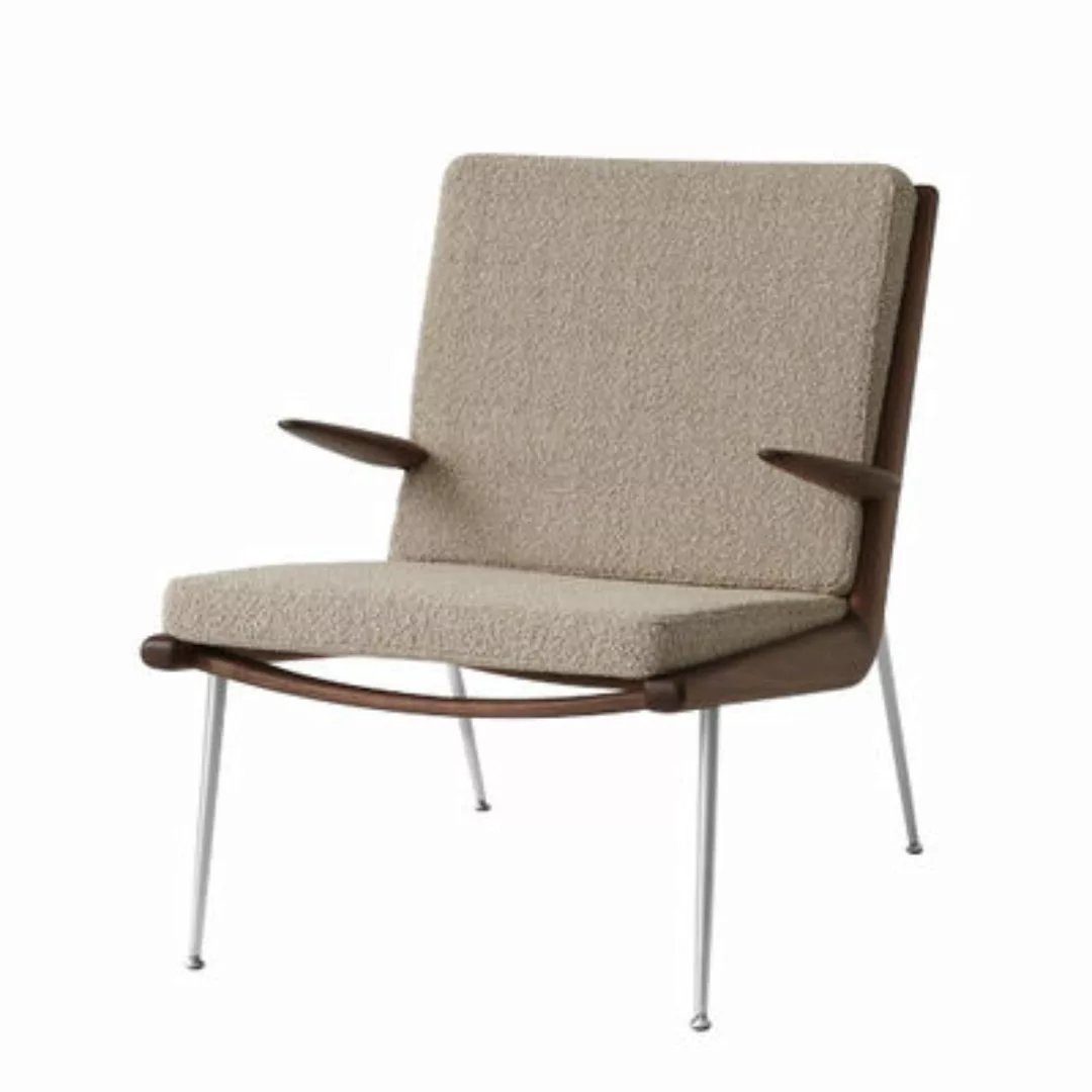 Gepolsterter Sessel Boomerang HM2 (1956) textil beige / Mit Armlehnen - Nus günstig online kaufen