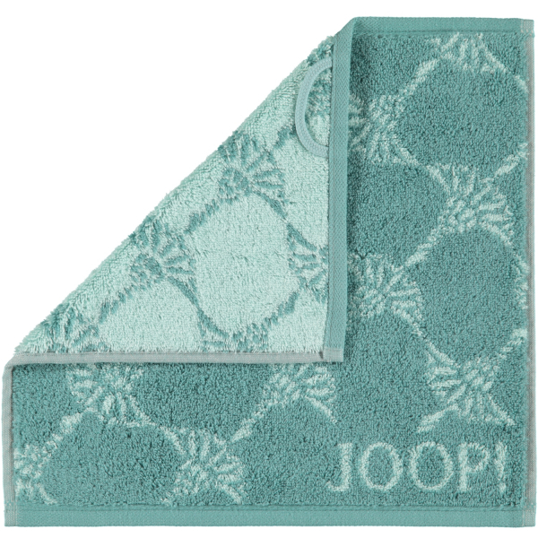 JOOP! Classic - Cornflower 1611 - Farbe: Jade - 41 - Seiflappen 30x30 cm günstig online kaufen