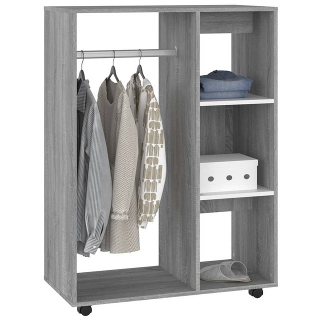 vidaXL Kleiderschrank Kleiderschrank Grau Sonoma 80x40x110 cm Spanplatte günstig online kaufen