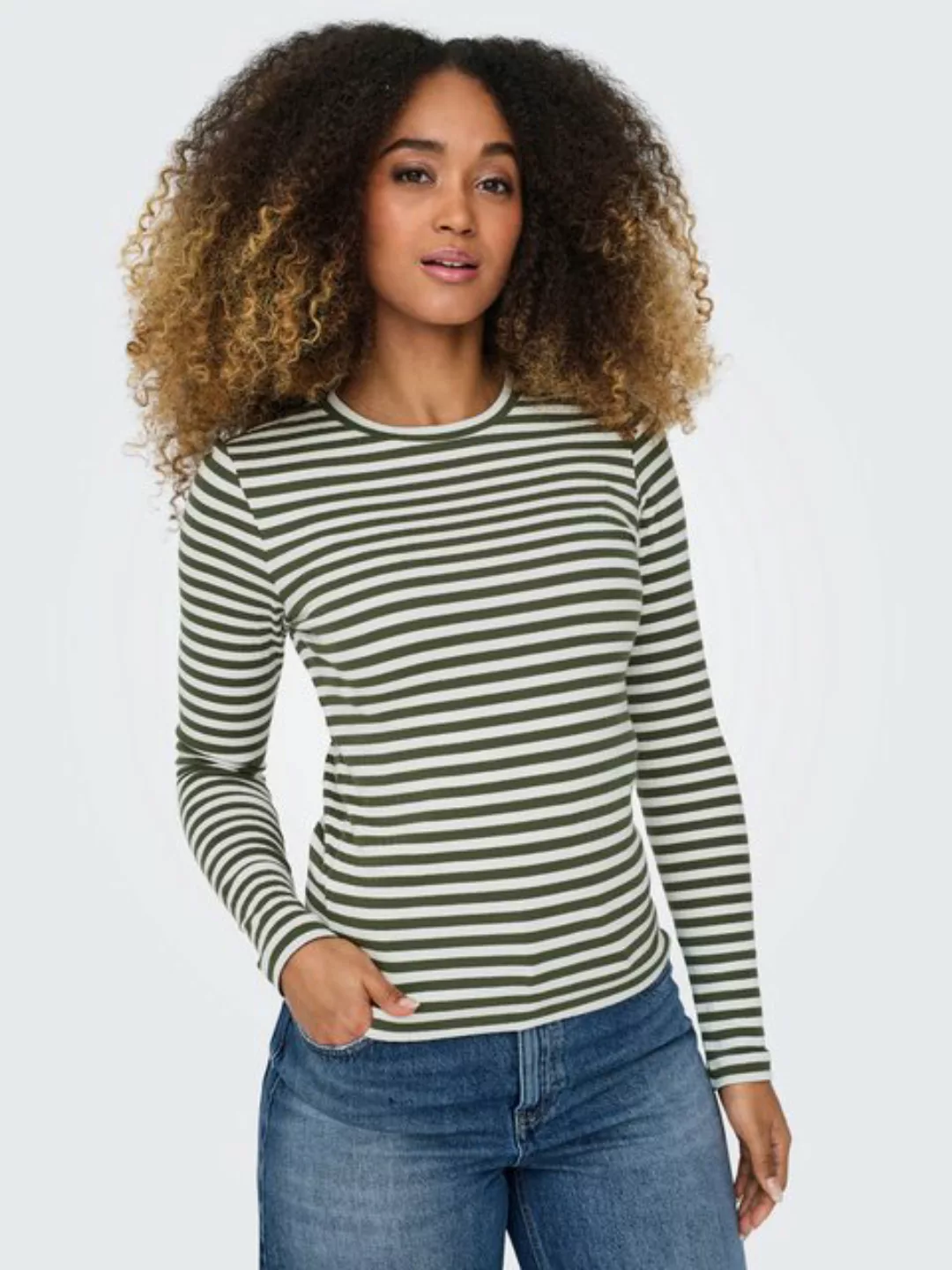 ONLY Langarmshirt "ONLAIDA L/S STRIPED TOP JRS" günstig online kaufen