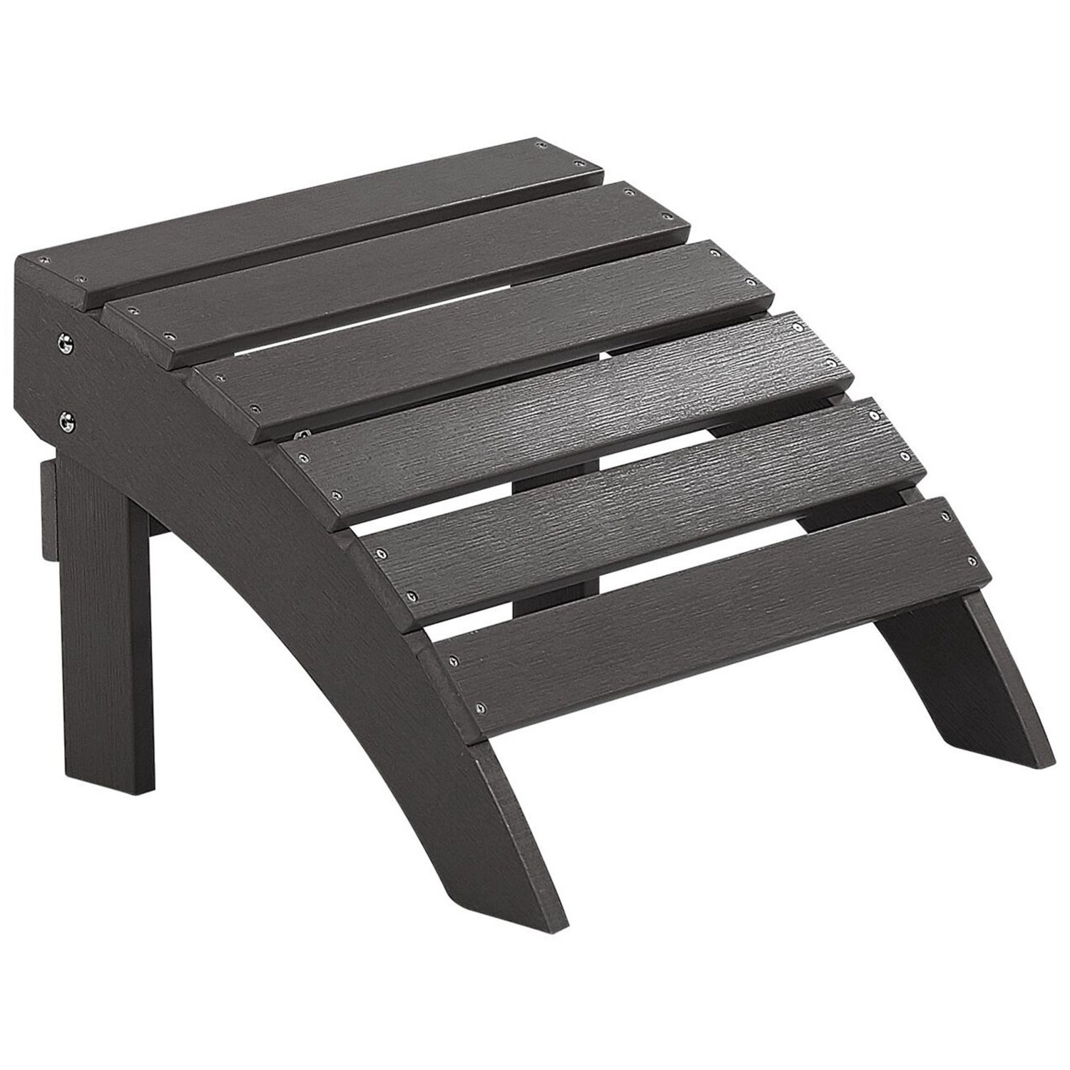 Beliani Fußhocker Grau 43x50x34 günstig online kaufen