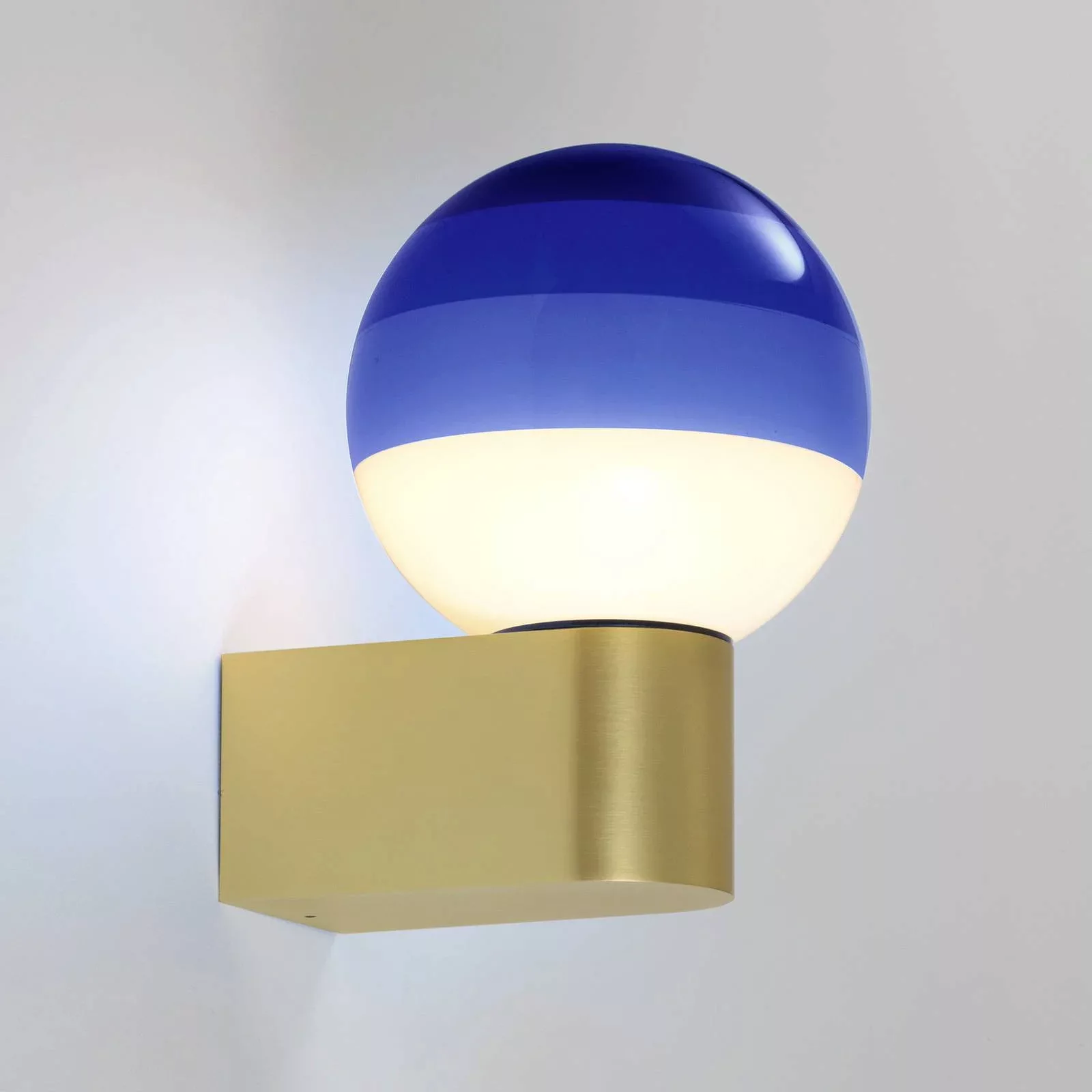 MARSET Dipping Light A1 LED-Wandlampe, blau/gold günstig online kaufen