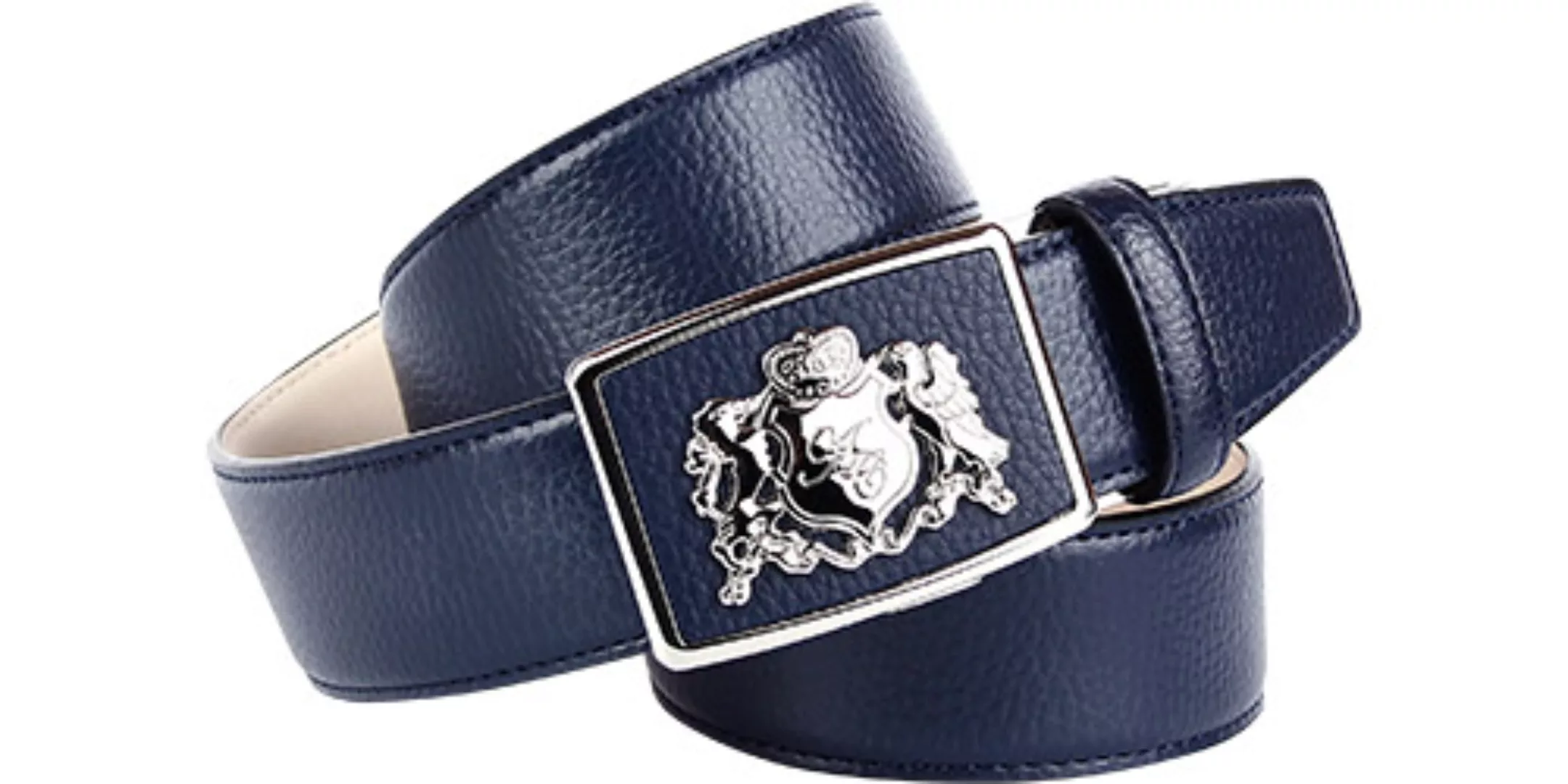 Anthoni Crown Gürtel dunkelblau 18T80L günstig online kaufen