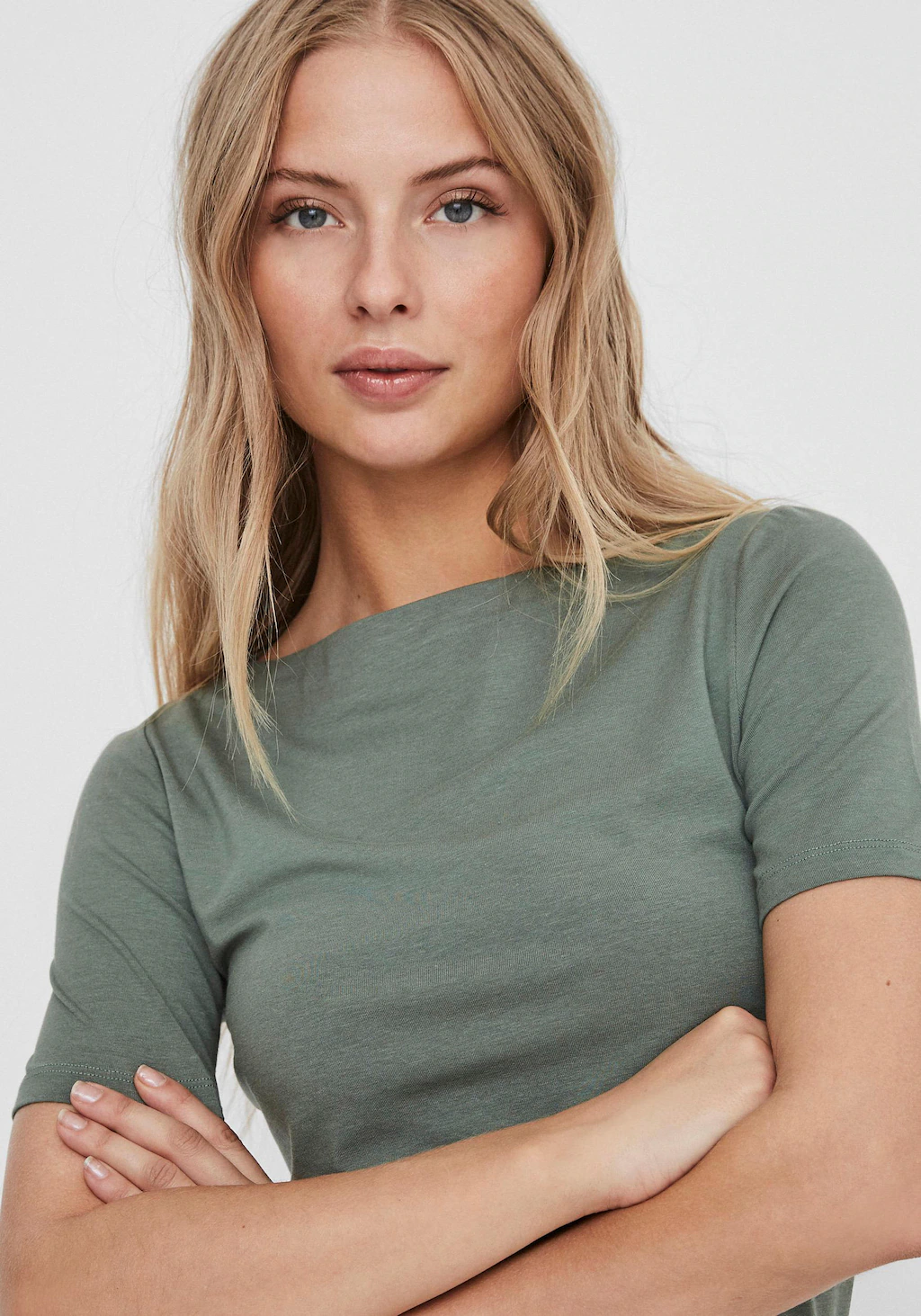 Vero Moda Kurzarmshirt "VMPANDA MODAL S/S TOP NOOS" günstig online kaufen