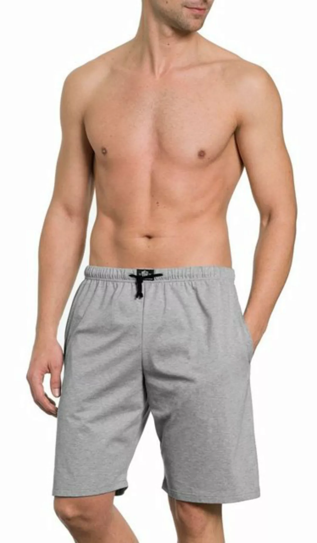 HAASIS Bodywear 1919 Bermudas Herren Jerseybermuda 77112863-graumeliert (1- günstig online kaufen