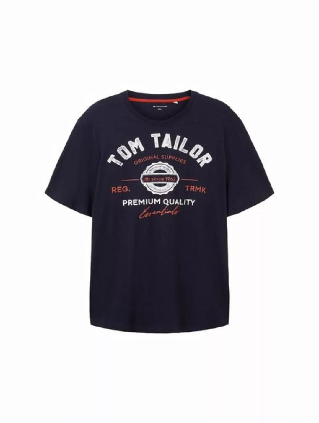 TOM TAILOR PLUS T-Shirt Plus - T-Shirt mit Logo Print günstig online kaufen