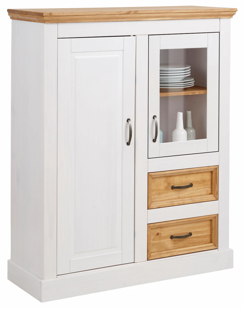 Home affaire Highboard "Selma", Vitrine, Breite 100 cm günstig online kaufen