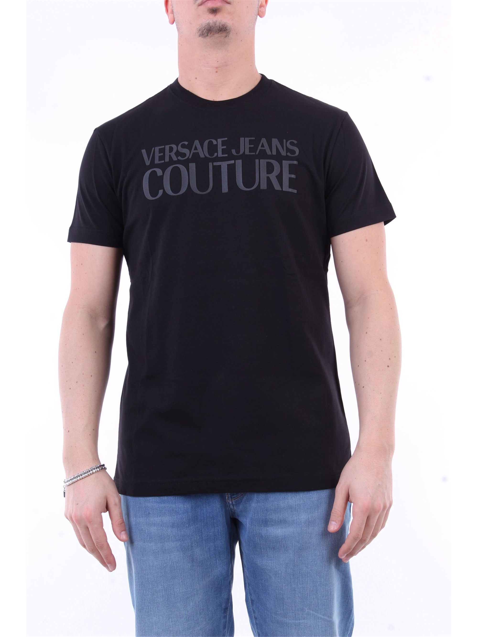 VERSACE JEANS COUTURE Kurzarm Herren schwarz günstig online kaufen