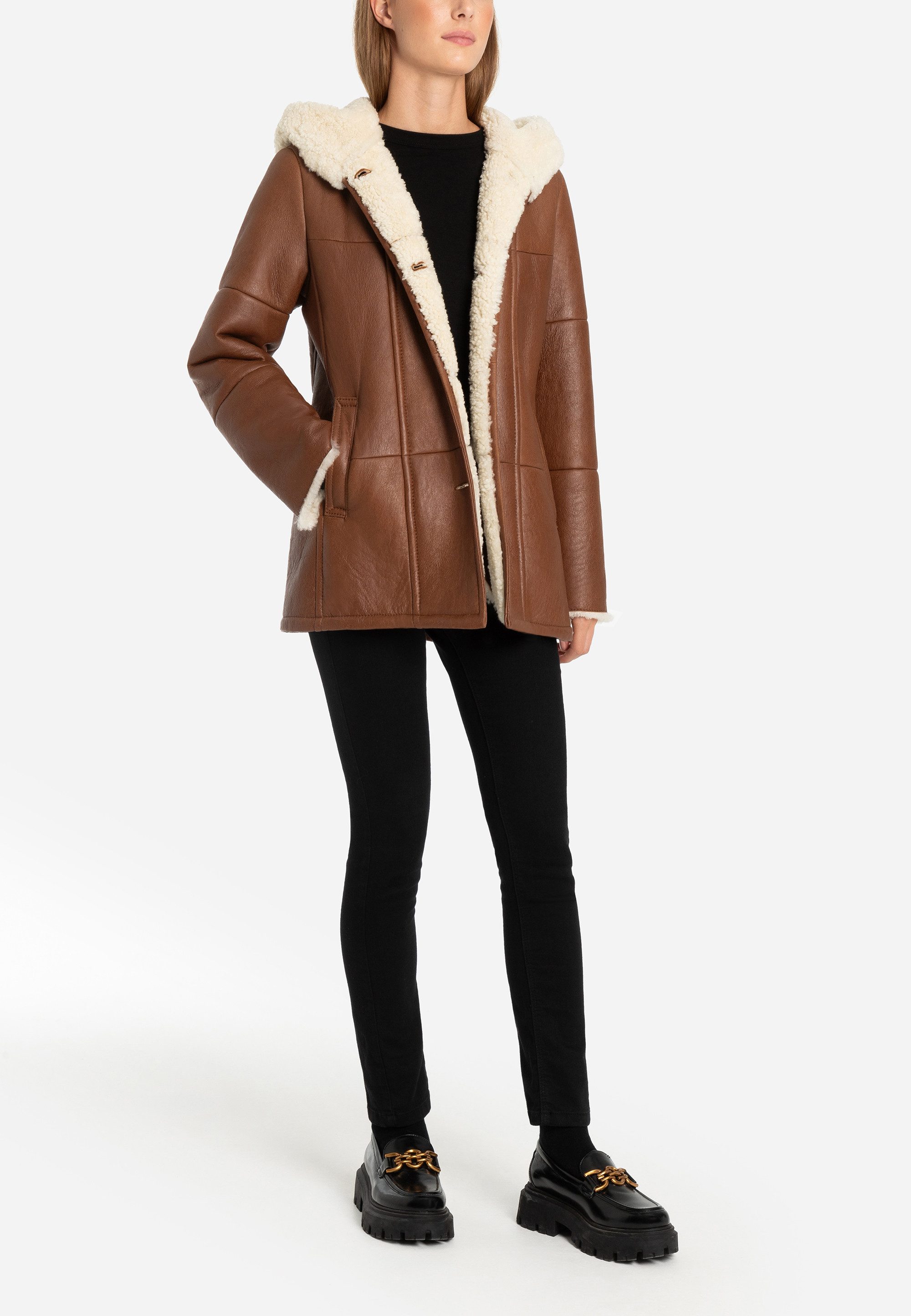 Valcuer 1887 Lederjacke Vivi VC (1-St) günstig online kaufen