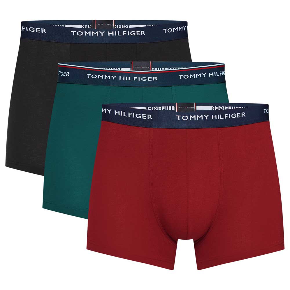 Tommy Hilfiger Underwear Boxer 3 Einheiten S Black / Green / Red günstig online kaufen