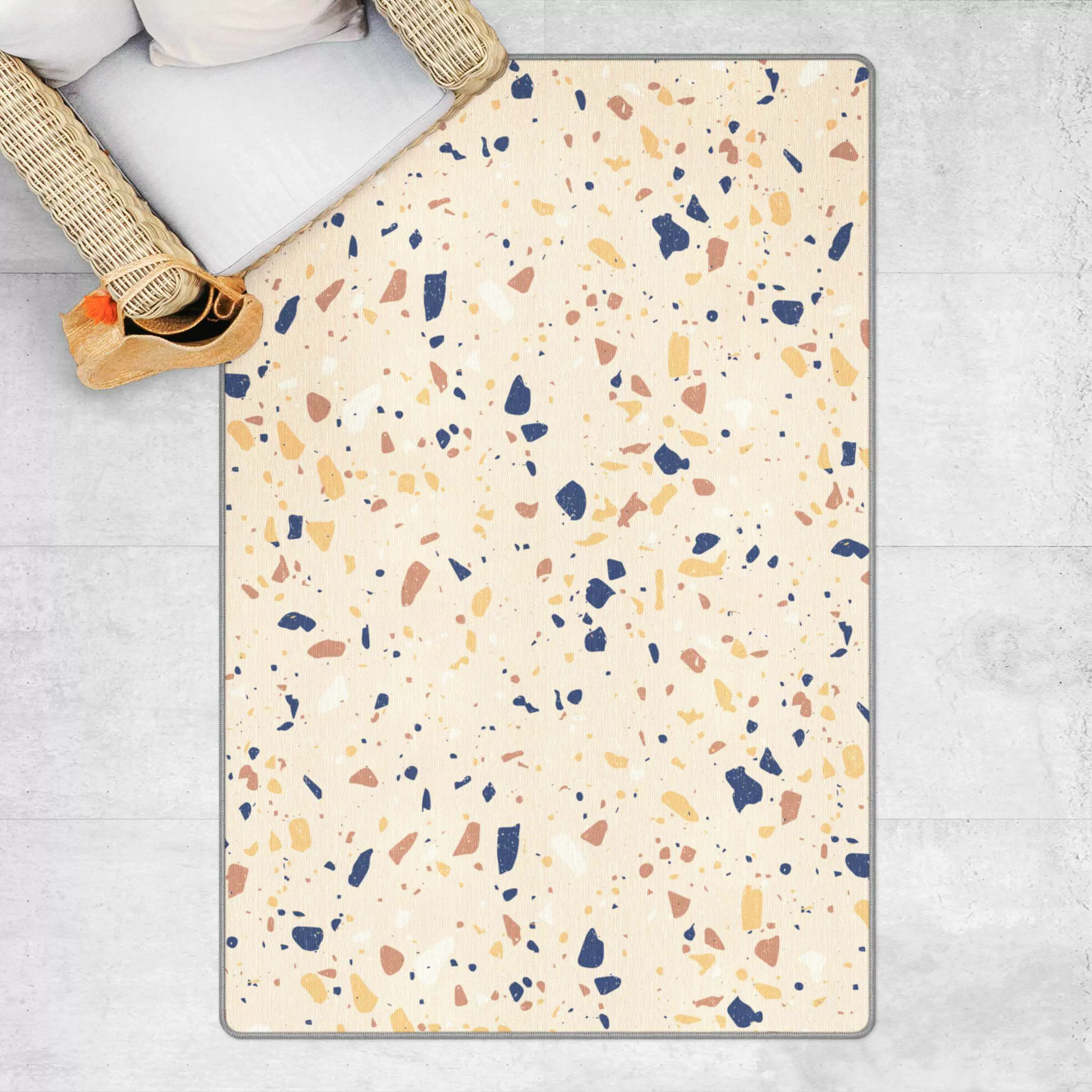 Teppich Detailliertes Terrazzo Muster Padova günstig online kaufen