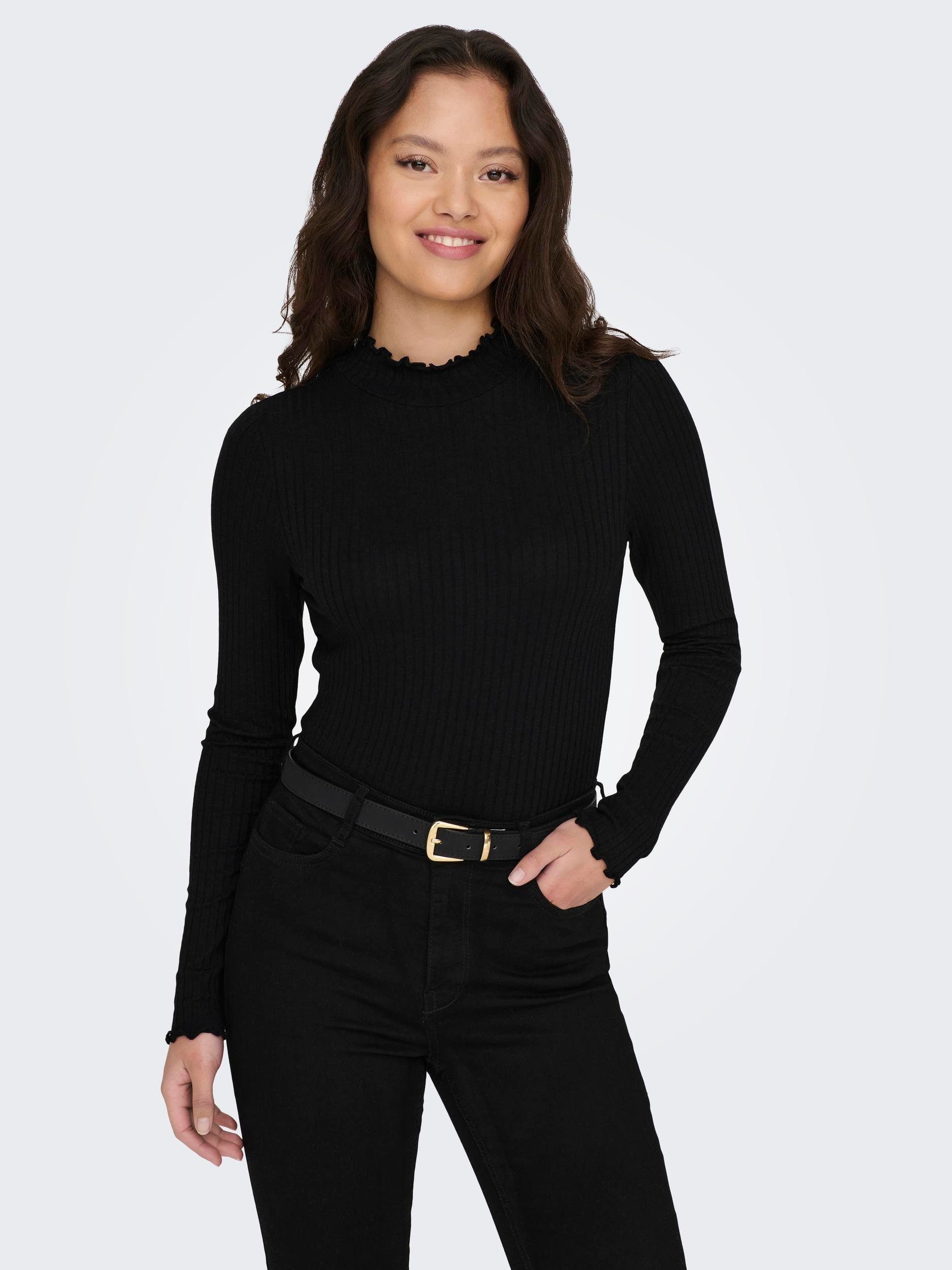 JDY Langarmbluse JDYFRANSISKA L/S HIGHNECK TOP günstig online kaufen