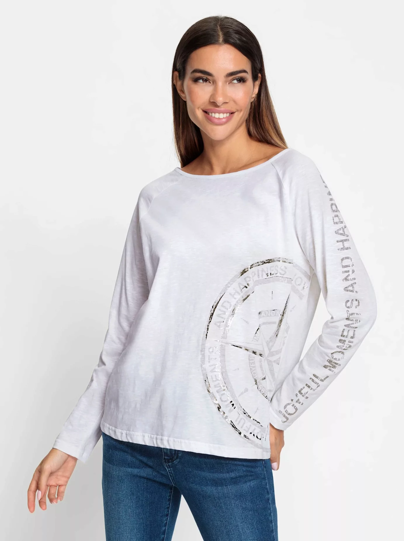 heine Langarmshirt "Shirt", (1 tlg.) günstig online kaufen