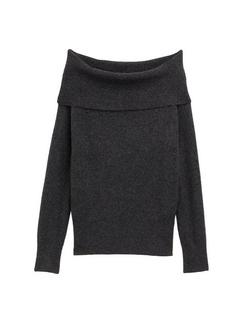 TOM TAILOR Denim Strickpullover Schulterfreier Pullover günstig online kaufen