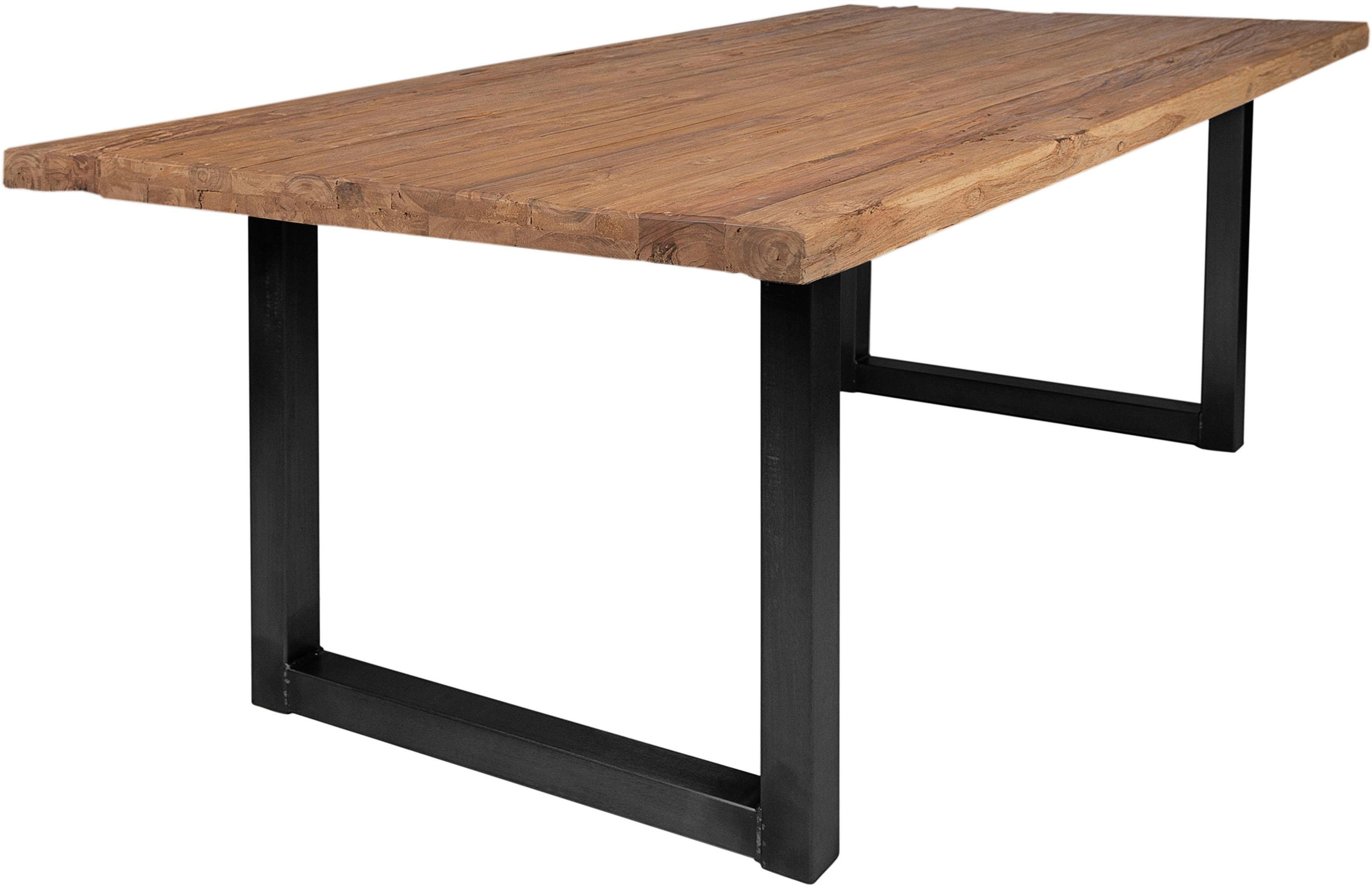 SIT Esstisch »Tops&Tables«, mit rustikaler Tischplatte aus recyceltem Altho günstig online kaufen