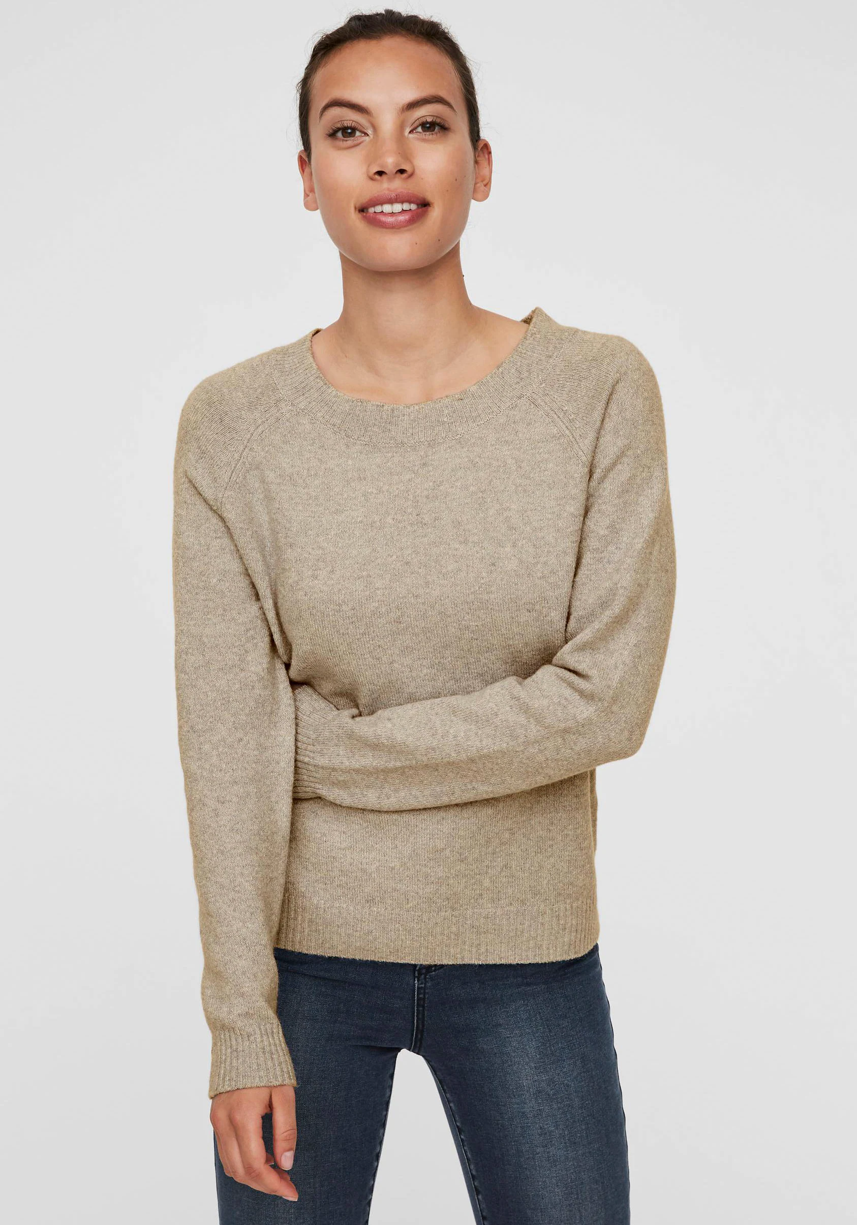 Vero Moda Damen Pullover VMDOFFY LS O-NECK günstig online kaufen