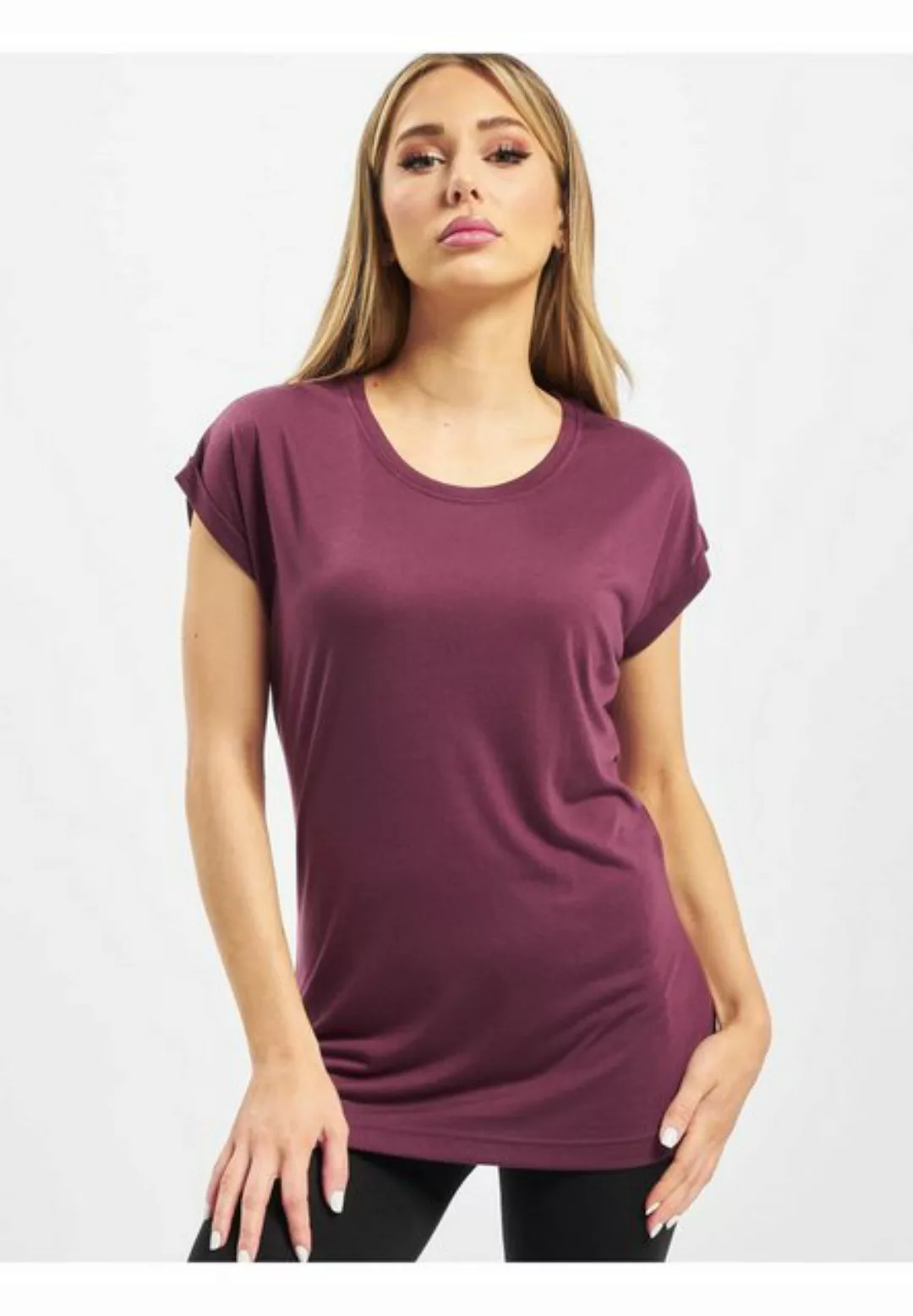 DEF T-Shirt DEF Damen DEF Giorgia T-Shirt Burgundy (1-tlg) günstig online kaufen