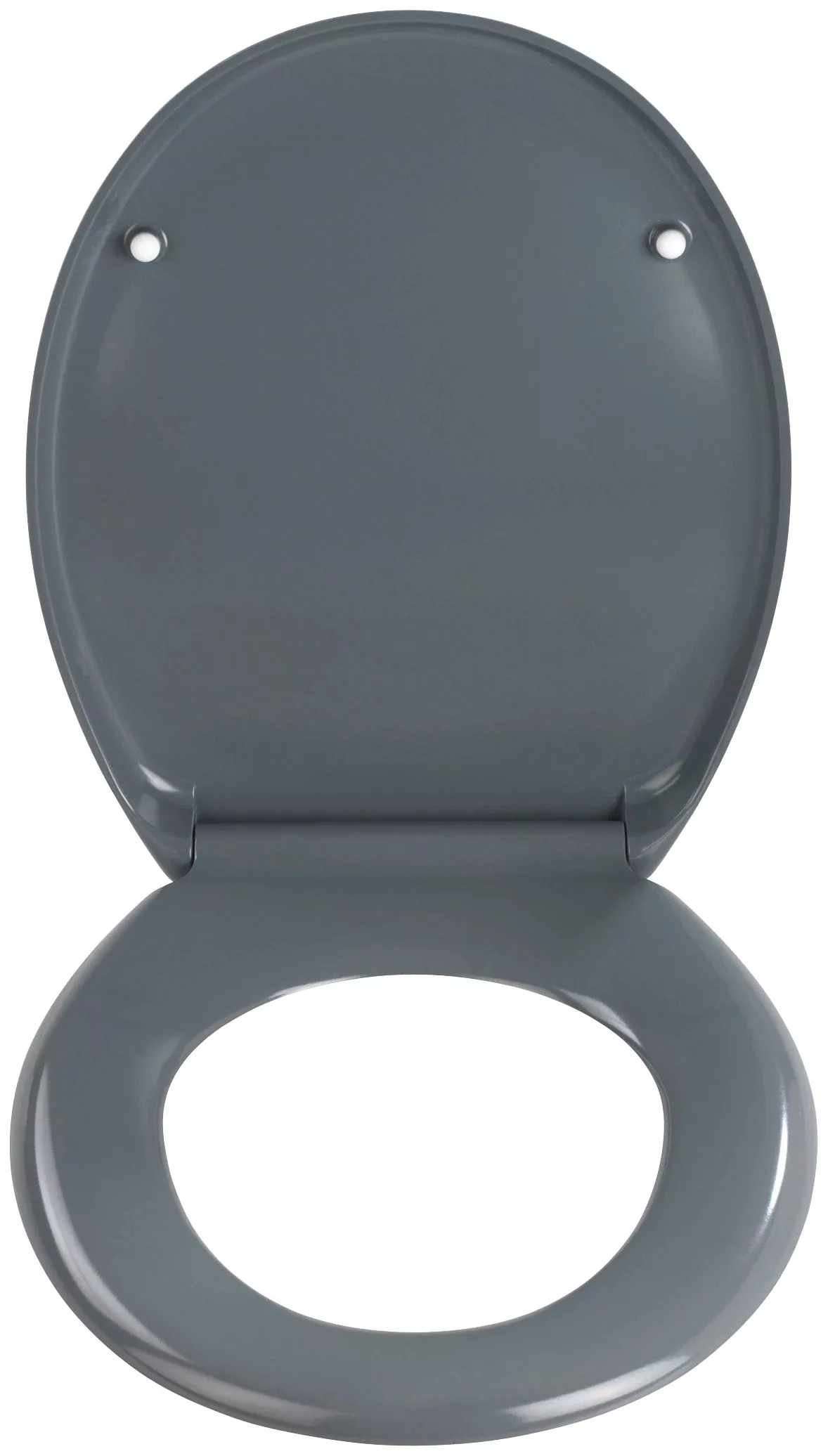 WENKO Premium WC-Sitz Ottana Hellgrau, aus antibakteriellem Duroplast mit A günstig online kaufen