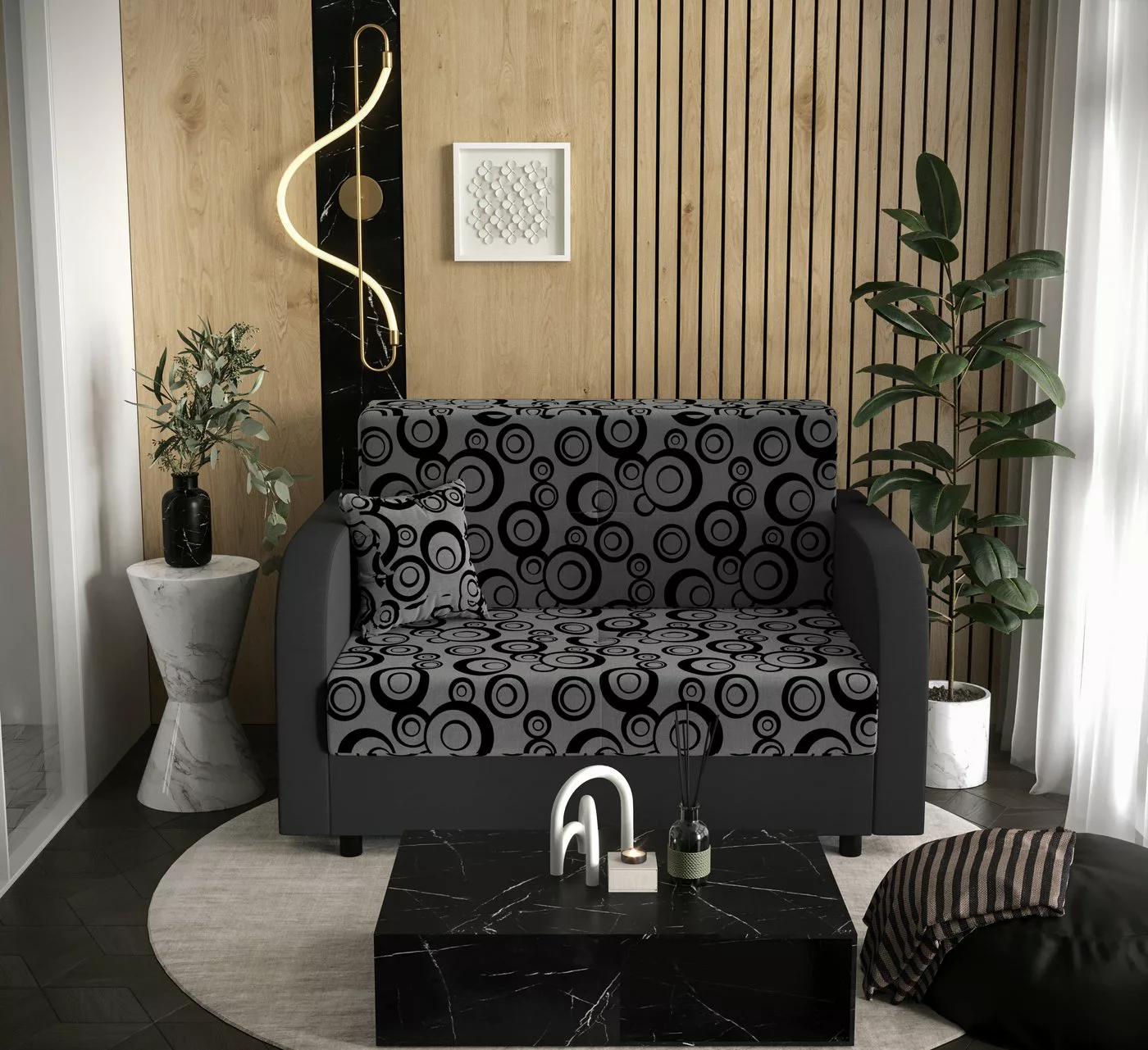 ALTDECOR Sofa TWIC, Couch mit Schlaffunktion, Bettkasten, Wohnzimmer günstig online kaufen