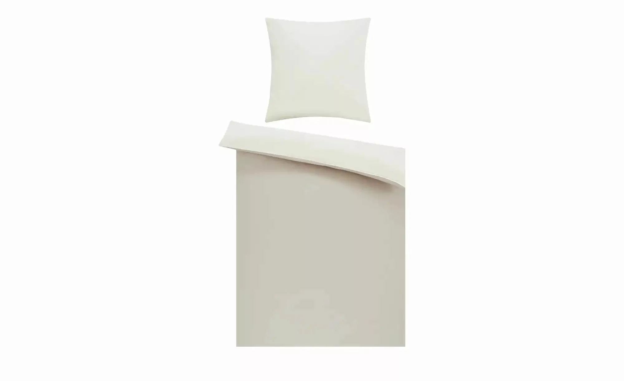 como Satin Wende-Bettwäsche  Satin Piping ¦ creme ¦ Maße (cm): B: 200 Bettw günstig online kaufen