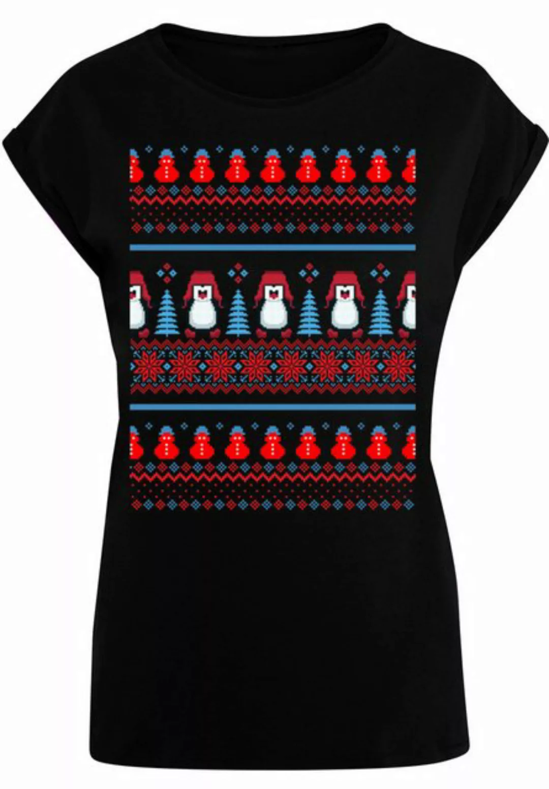 F4NT4STIC T-Shirt "Christmas Pinguin Muster", Print günstig online kaufen