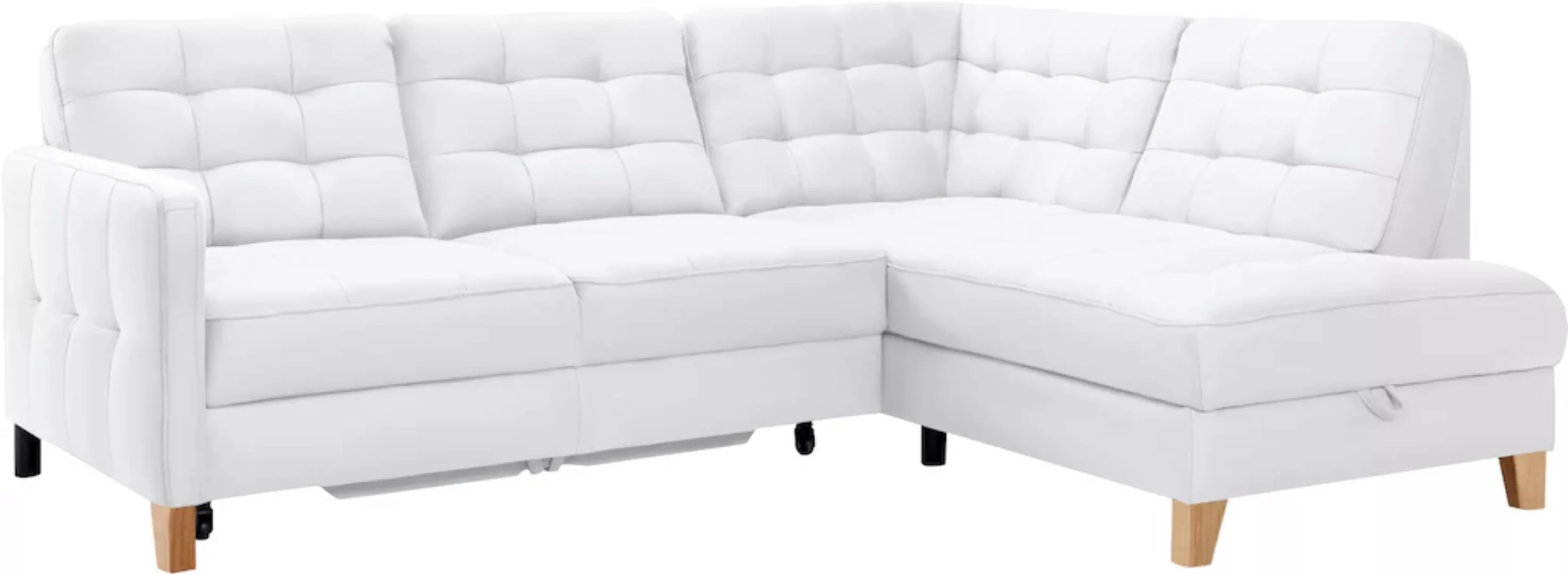 exxpo - sofa fashion Ecksofa "Elio, kompakt und komfortabel, bequem, zeitlo günstig online kaufen