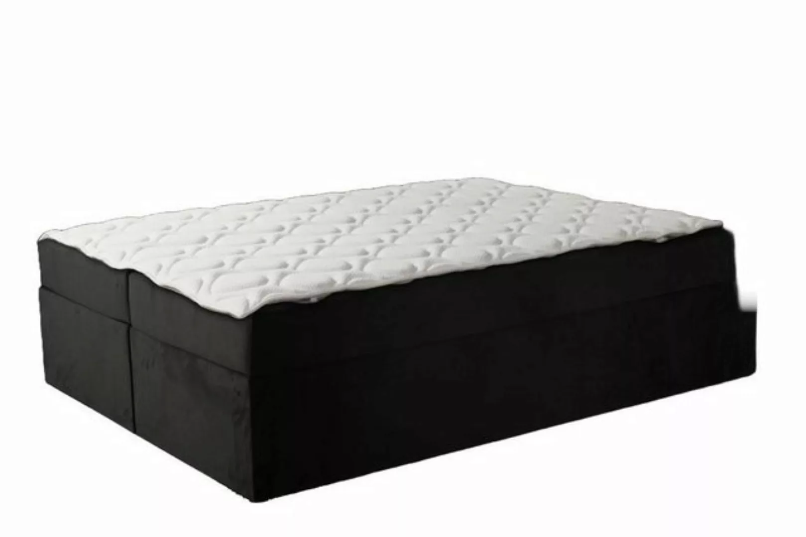 JVmoebel Bett Schwarzes Doppelbett Klassisches Schlafzimmermöbel Design (Be günstig online kaufen