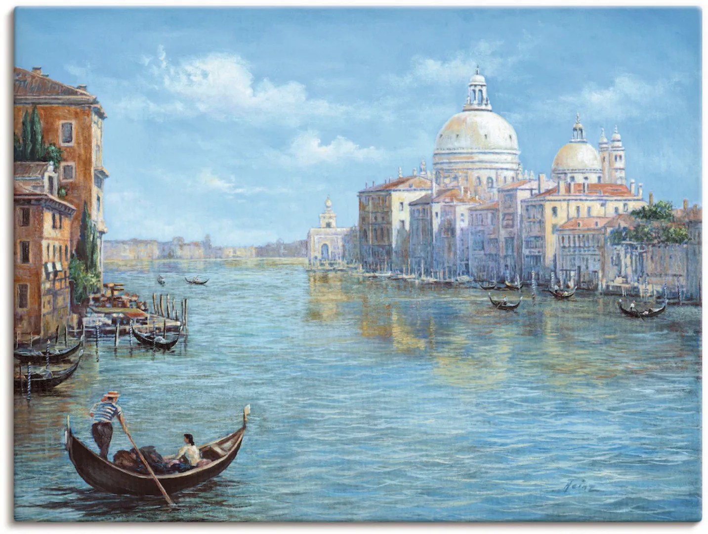Artland Wandbild »Venedig«, Europa, (1 St.), als Leinwandbild, Poster, Wand günstig online kaufen