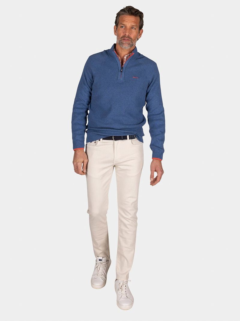 NZA Half Zip Pullover Ralph Blau - Größe XXL günstig online kaufen
